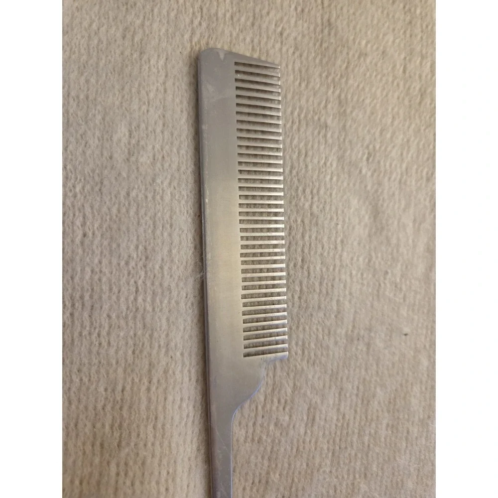 Vintage Metal Rat‑Tail Comb Lot – Cornell 300 & Forever Imperial – USA Made